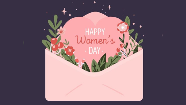 (Image Credits: Pinterest) Happy Women's Day card