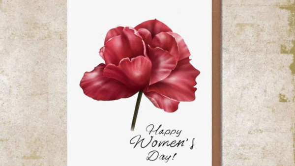 (Image Credits: Pinterest) Happy Women's Day 2025 Card