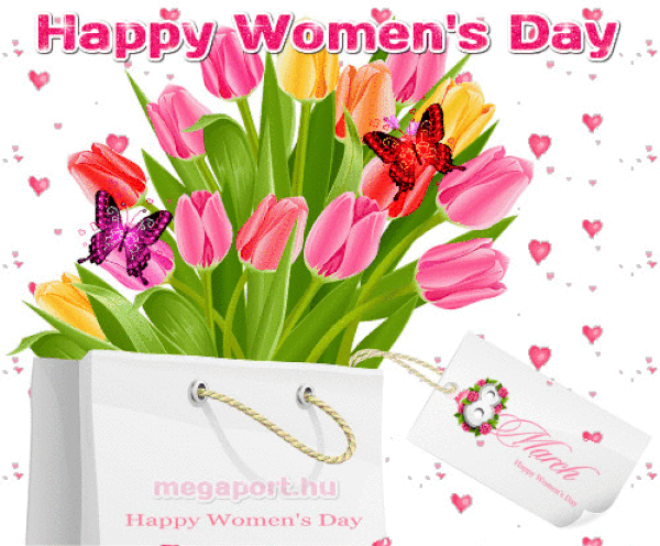 (Image Credits: Pinterest) Women’s Day 2025 GIF