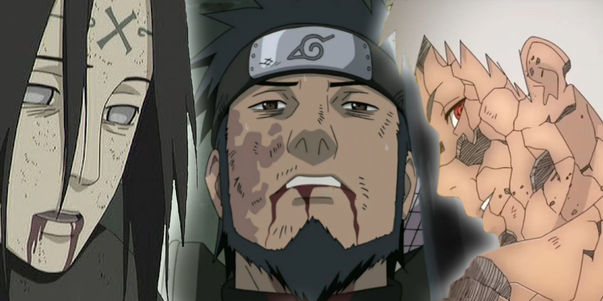 The deaths of Neji, Asuma and Obito in Naruto Shippuden