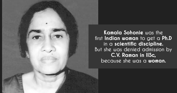 Kamala Sohonie: Pioneering Biochemist and the First Indian Woman with a Ph.D. in Science Kamala Sohonie: Pioneering Biochemist and the First Indian Woman with a Ph.D. in Science