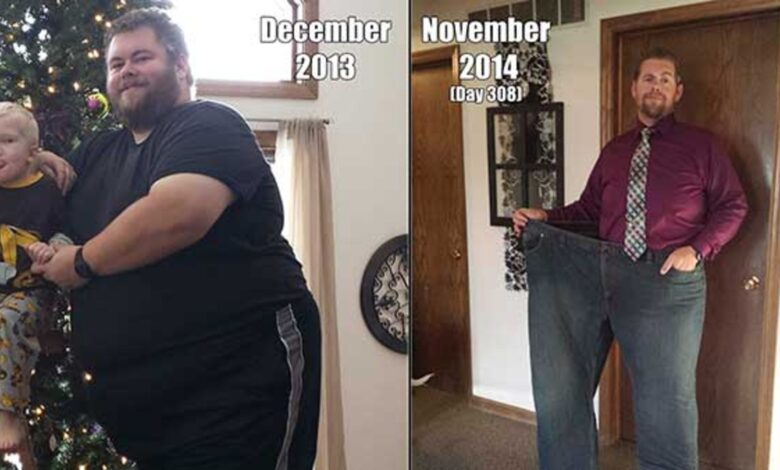 Man’s successful weight loss journey started on New Year’s Day, 2014